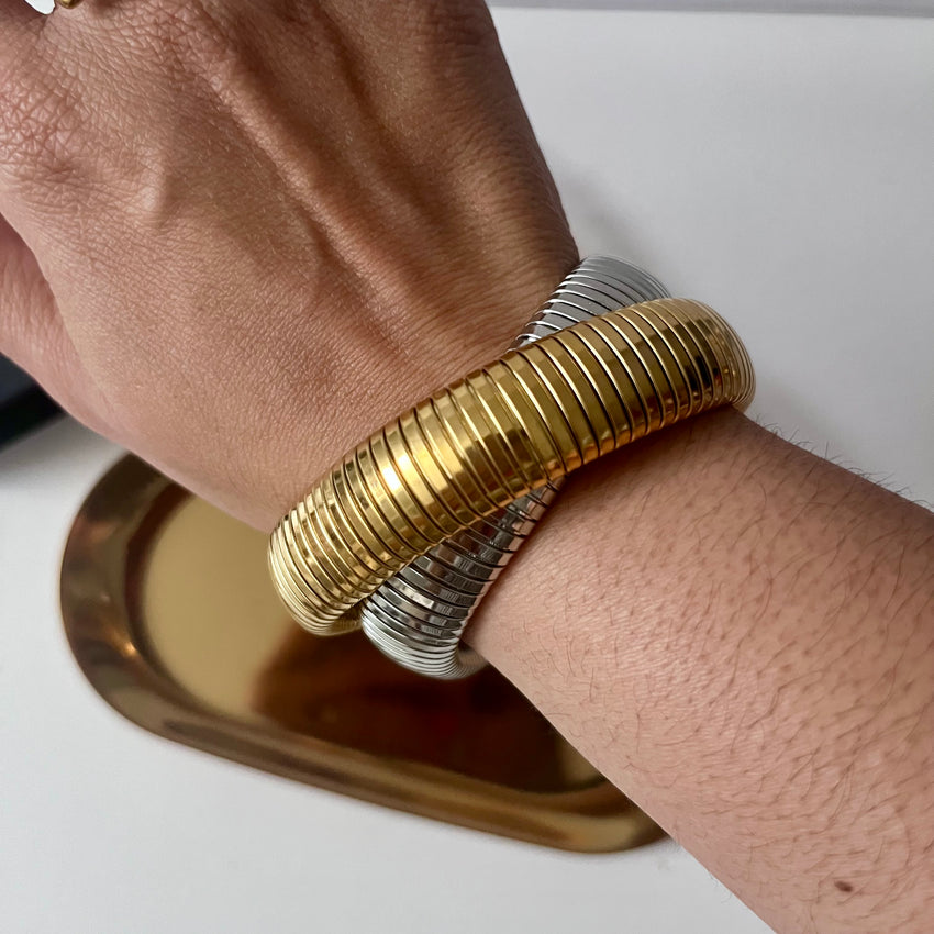 Pulsera Zayra doble tono