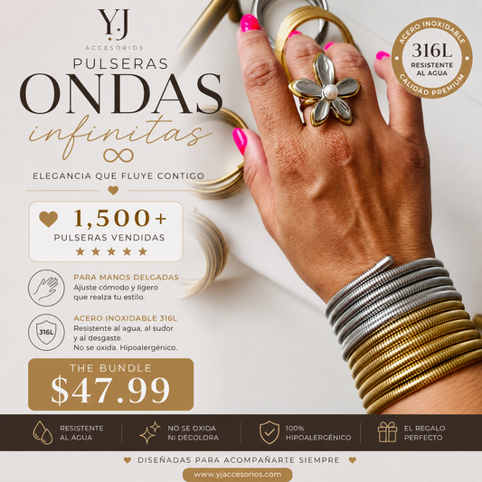 ✨Bundle Pulseras Ondas Infinitas✨