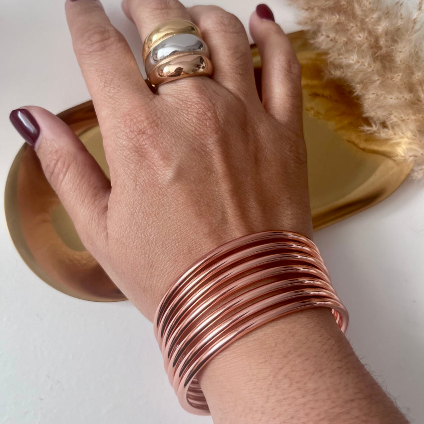 Pulseras Oro Rosa Esential