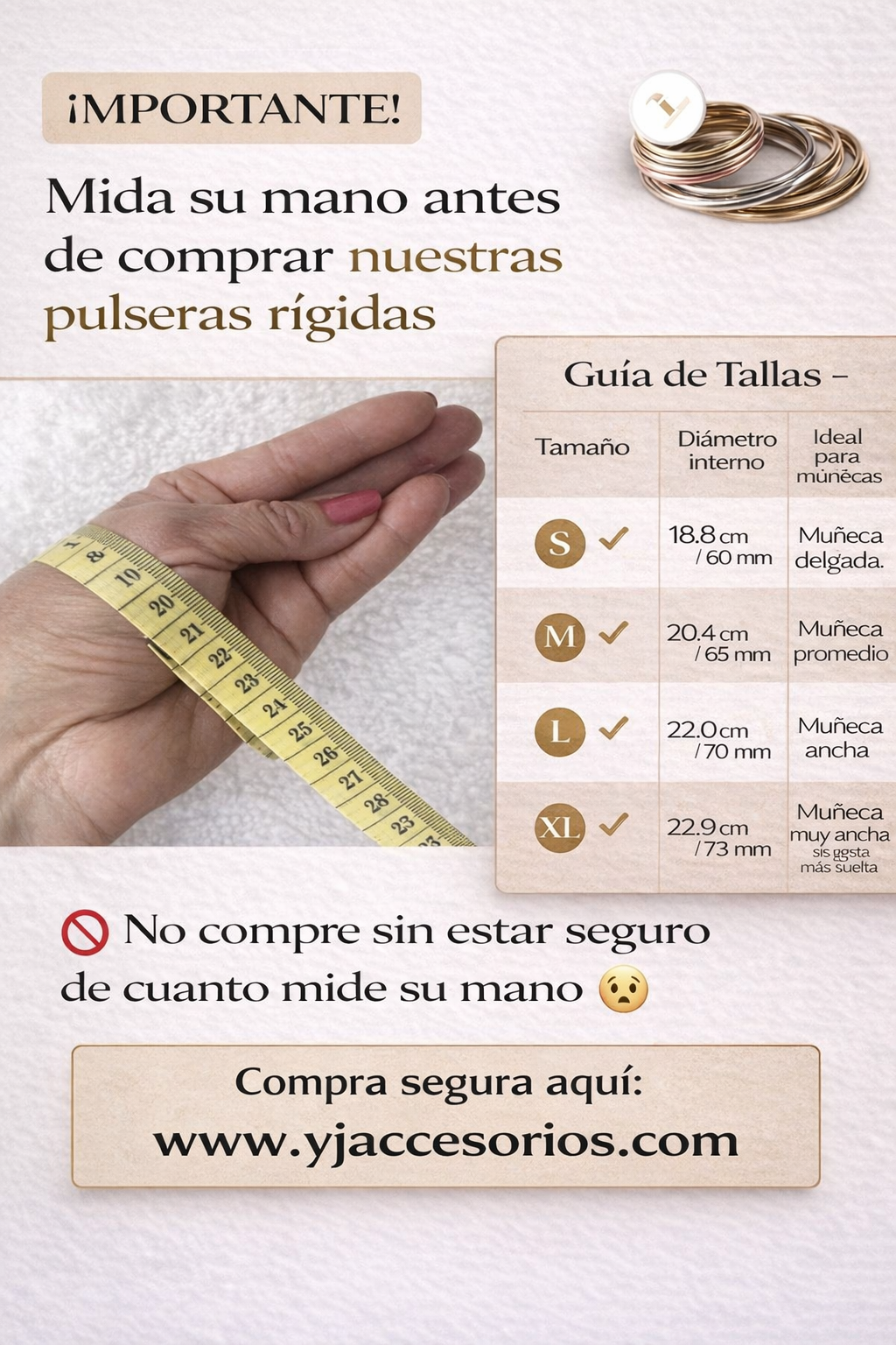 Pulseras doble tono (9 piezas)