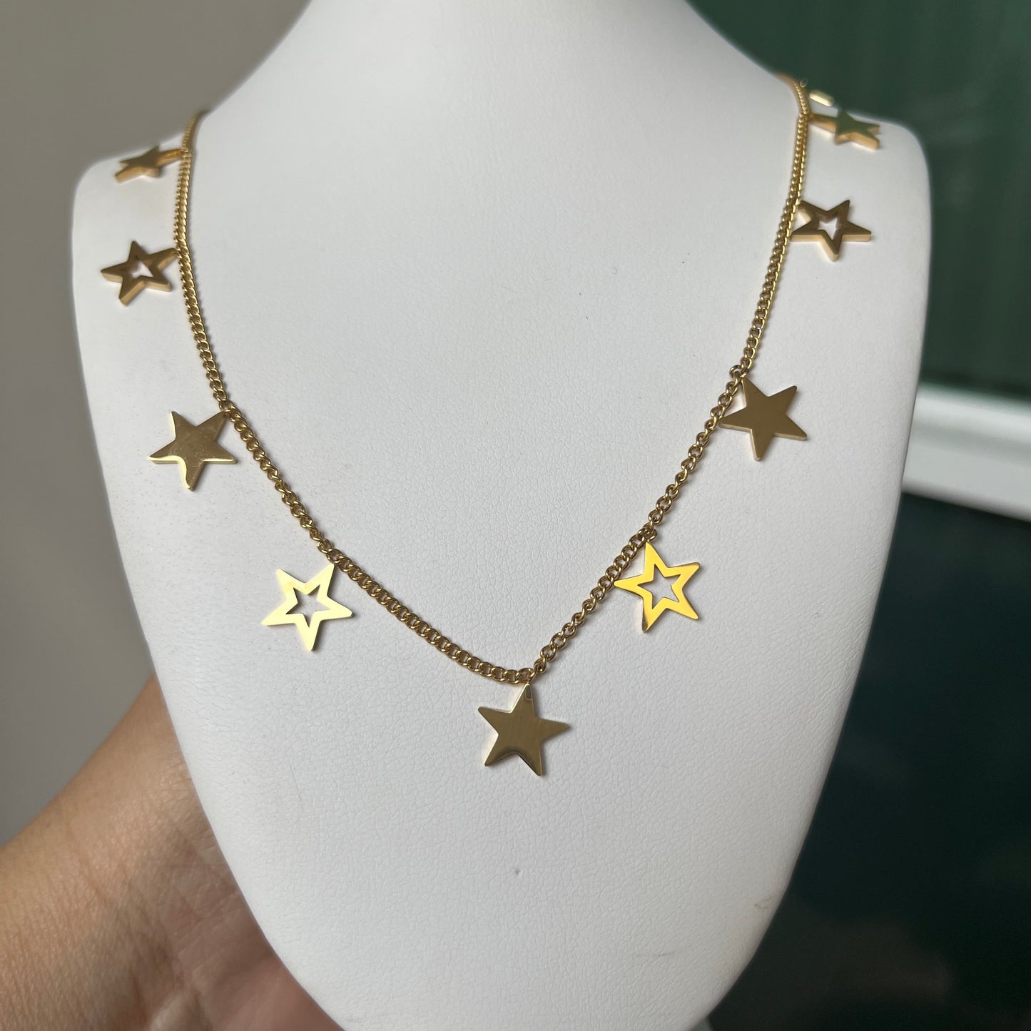 Collar Estrellas Colgantes