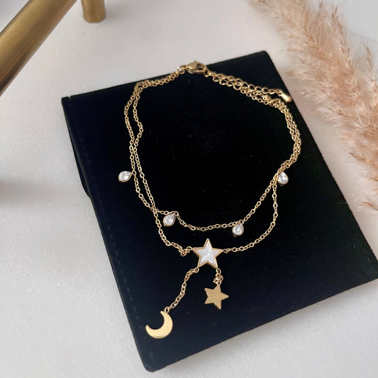 Tobillera Cielo Dorado