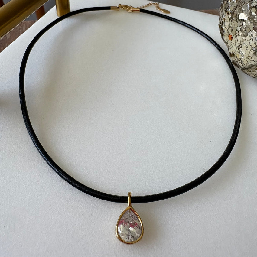 Collar Gota de Cristal